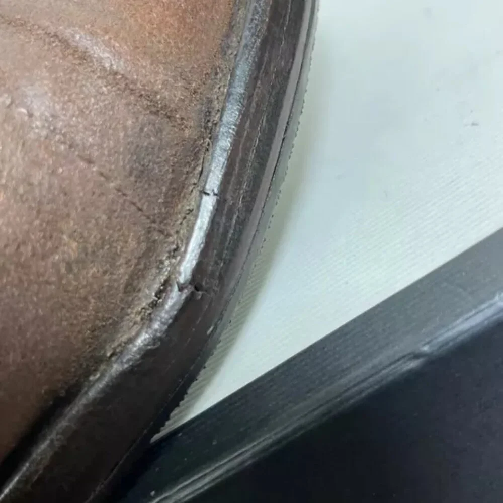 VTG MOMA Boot Brown Leather Split Toe Oxford Shoes Size 44/ US 12‎ Made In Italy